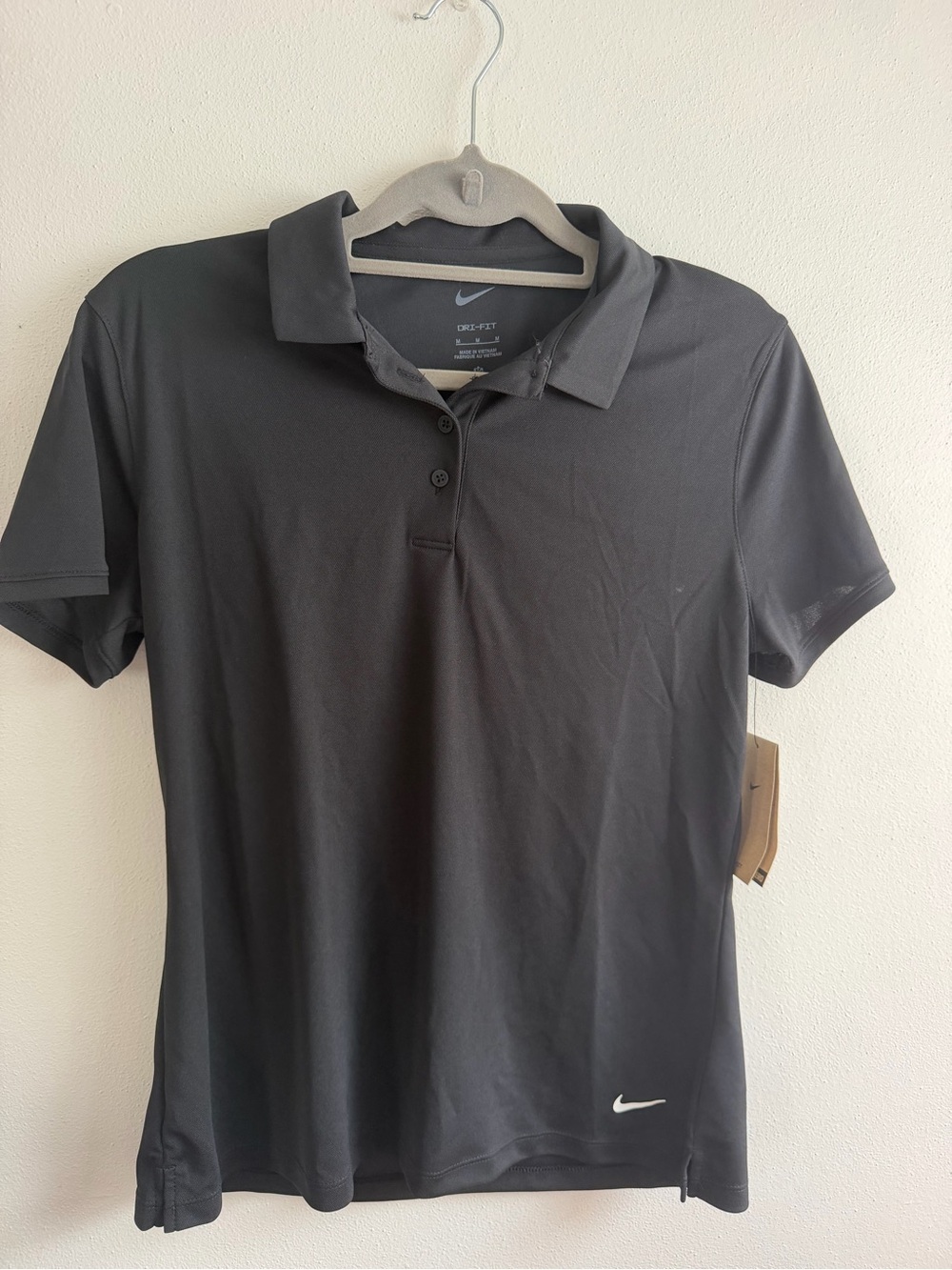 Nike women’s golf Black sheer Polo Shirt